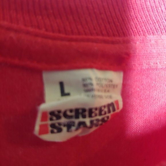 Vtg Single Stitch Am Heart Association Single Stitch Screen Stars Men L T Shirt - Picture 8 of 8